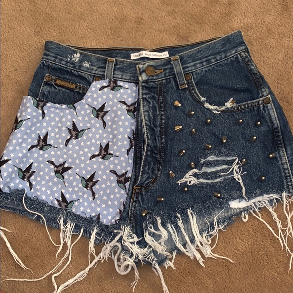 Bambi and Manson Jean shorts